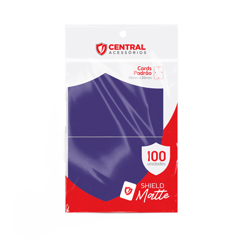 Central Shield - Matte: Roxo (100 shields)