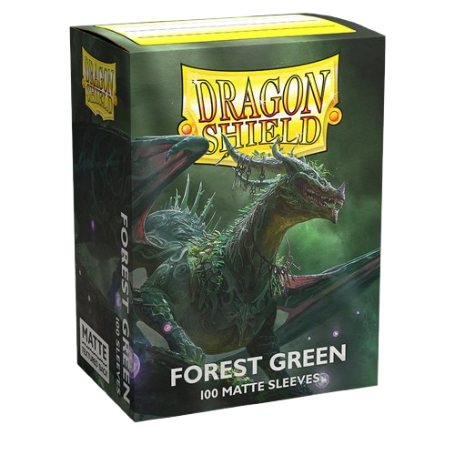 Dragon Shield - Matte - Forest Green