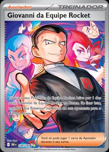 Giovanni da Equipe Rocket - Ilustração Especial