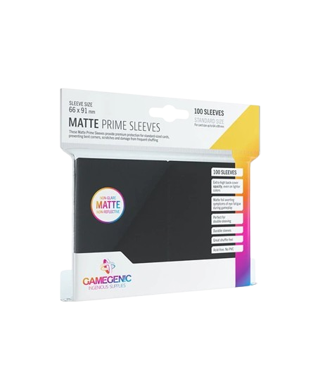 Sleeve Prime Matte - Preto - Gamegenic